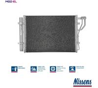Nissens Air Conditioning Condenser 940251 for Hyundai ix20, Kia Venga 976061P000