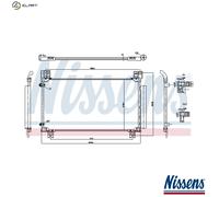 NISSENS 941277 Air conditioning condenser