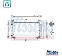 NISSENS 941277 Air conditioning condenser