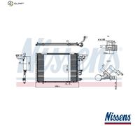 CONDENSER AIR CONDITIONING 941390 FOR FORD UEJE/UEJB 1.5L YSKE/YSKD 1.2L 4cyl