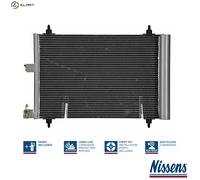 Engine Air Conditioning Condenser Fits CITROEN PEUGEOT Nissens 94542