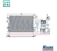 NISSENS 94583 Air conditioning condenser