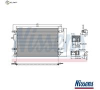 NISSENS 94583 Air conditioning condenser