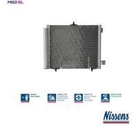 Air Conditioning Condenser Fits Citroen C2 DS Peugeot Renault Opel NISSENS 94595