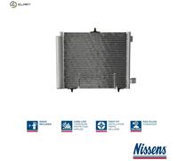 Nissens 94595 Condenser, air conditioning