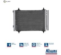 Nissens Aircon Condenser 94826 for eg. CITROËN BERLINGO (2008) 1.6 HDI etc