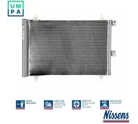 Nissens Air Conditioning Condenser 94870 – for Citroën Berlingo (1997) 1.6 HDI