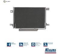 Nissens Aircon Condenser 94910 for Mercedes‑Benz A‑Series W169 (2005) A150 1.5