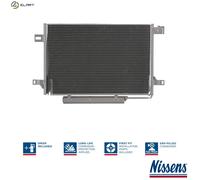 Nissens Aircon Condenser 94910 for Mercedes‑Benz A‑Series W169 (2005) A150 1.5