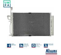 Nissens Air Conditioning Condenser 94977 – fits Chevrolet Captiva (2007) 2.0 VCDI, Opel/Vauxhall