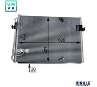CONDENSER AIR CONDITIONING AC 174 000S FOR BMW M60B40 4.0L M62B44 4.4L 8cyl 5.4L