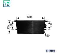 CONDENSER AIR CONDITIONING AC 217 000S FOR VW CARAVELLE/TRANSPORTER/III/Bus 1.7L