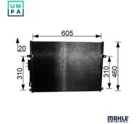CONDENSER AIR CONDITIONING AC 219 000S FOR JEEP GRAND/CHEROKEE/II/SUV/Mk 3.1L