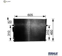 MAHLE ORIGINAL AC 219 000S Air conditioning condenser