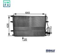 MAHLE ORIGINAL AC 227 000S Air conditioning condenser