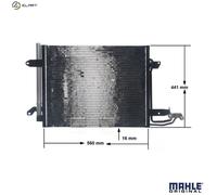 MAHLE AC 325 000S Air conditioning condenser