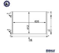 CONDENSER AIR CONDITIONING AC 411 000S FOR CADILLAC FIAT VAUXHALL OPEL