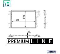 MAHLE AC 48 000P Air conditioning condenser