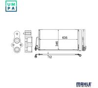 MAHLE AC 590 000S Air conditioning condenser