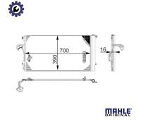 CONDENSER AIR CONDITIONING AC 659 000S FOR VW AUDI PORSCHE BPE/BAC/BPD 2.5L 6cyl