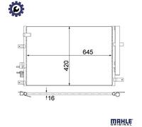 MAHLE AC 693 000S Air conditioning condenser