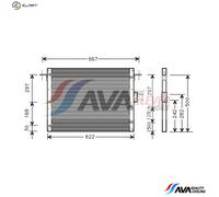 AVA COOLING SYSTEMS AU5075 Air conditioning condenser