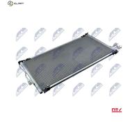 CONDENSER AIR CONDITIONING CCS-MZ-013 FOR MAZDA FAMILIA/VI ETUDE ALLEGRO/MK 1.6L