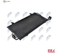 AC CONDENSER FOR OPEL MOVANO A (98-) 2.8 DTI MASTER II (98-)