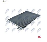 NTY A/C Condenser For Renault CCS-RE-010 391x642x16mm No Drier