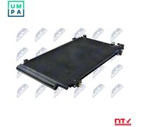 CONDENSER AIR CONDITIONING CCS-TY-010 FOR TOYOTA 1ZZ-FE 1.8L 1CD-FTV 2.0L 4cyl