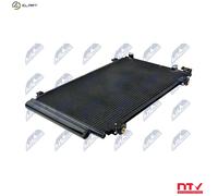CONDENSER AIR CONDITIONING CCS-TY-010 FOR TOYOTA 1ZZ-FE 1.8L 1CD-FTV 2.0L 4cyl