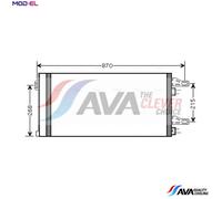 PRASCO CNA5246D Air conditioning condenser