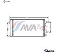 PRASCO CNA5246D Air conditioning condenser