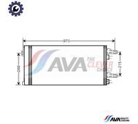 CONDENSER AIR CONDITIONING CNA5246D FOR PEUGEOT MANAGER/Platform/Chassis/Van