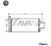 CONDENSER AIR CONDITIONING CNA5248D FOR PEUGEOT MANAGER/Platform/Chassis/Van
