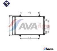 CONDENSER AIR CONDITIONING CNA5263D FOR PEUGEOT EXPERT/Platform/Chassis/Van 1.6L