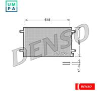 DENSO DCN02006 Air conditioning condenser