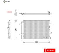 CONDENSER AIR CONDITIONING DCN02026 FOR AUDI CMGB/CGLC 2.0L 4cyl A6