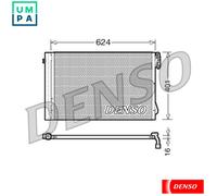DENSO DCN05011 Air conditioning condenser
