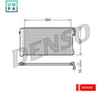 Denso Air Conditioning Condenser DCN05012 for BMW 3 Series (E90/E91/E92) & Z4 (E89)