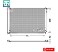 DENSO DCN05032 Air conditioning condenser