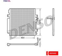 CONDENSER AIR CONDITIONING DCN06011 FOR DODGE JEEP EGS 4.0L EKG 3.7L 6cyl NITRO