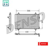 DENSO DCN07008 Air conditioning condenser