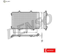 CONDENSER AIR CONDITIONING DCN07013 FOR PEUGEOT 207/207+ 8HR /8HZ 1.4LEP6 1.6L
