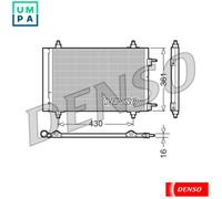CONDENSER AIR CONDITIONING DCN07019 FOR PEUGEOT PARTNER/Box/Body/MPV/TEPEE 1.4L