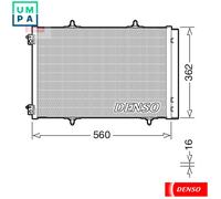 CONDENSER AIR CONDITIONING DCN07061 FOR CITROEN C3/AIRCROSS/II HNY /HNS 1.2L