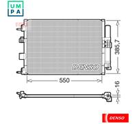 DENSO DCN10046 Air conditioning condenser