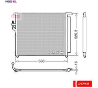 Denso DCN10049 Air Conditioning Condenser