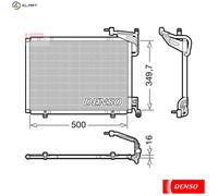 CONDENSER AIR CONDITIONING DCN10054 FOR FORD TRANSIT/COURIER/B460/Box/Body/MPV