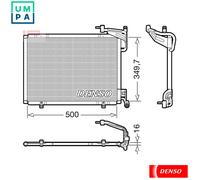 CONDENSER AIR CONDITIONING DCN10054 FOR FORD TRANSIT/COURIER/B460/Box/Body/MPV
